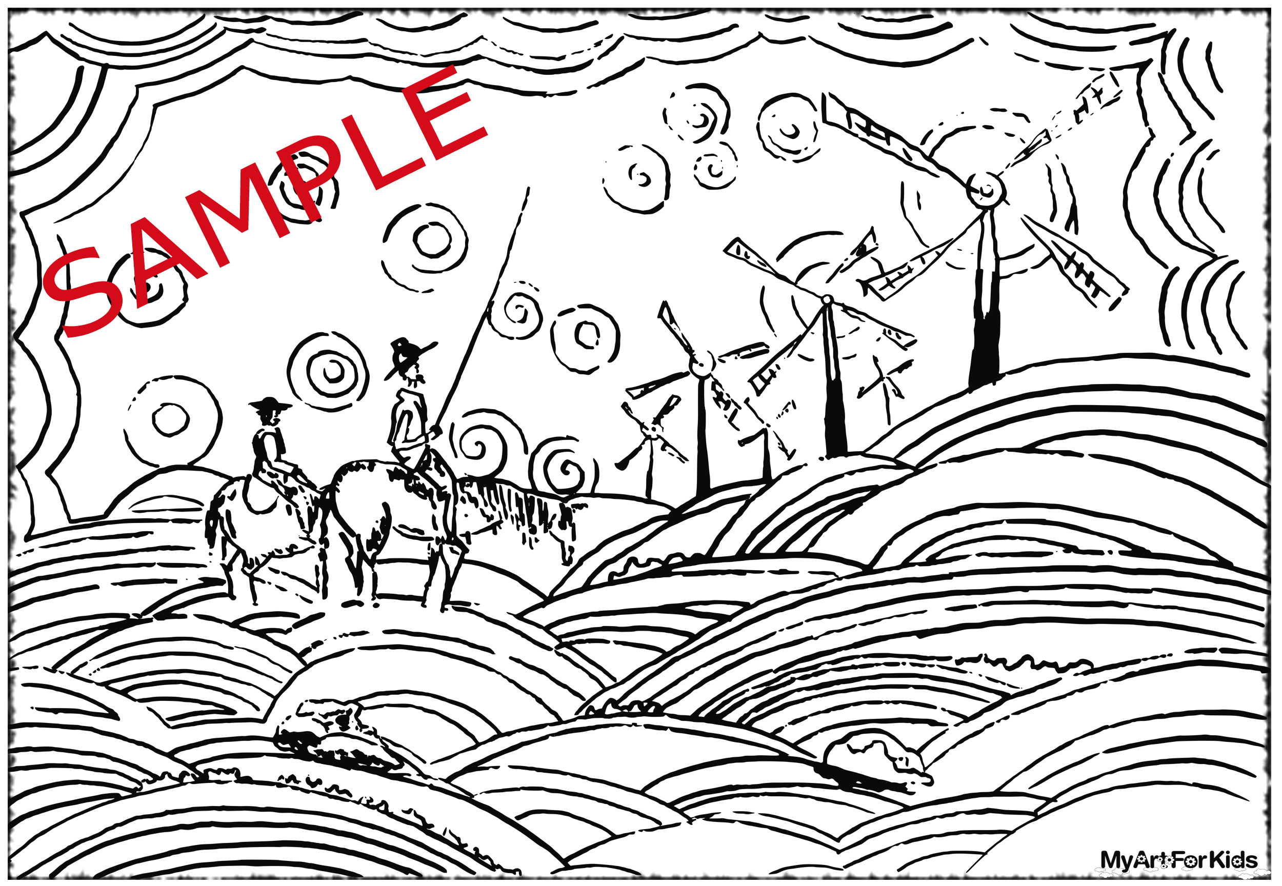 Coloring ebook my art for kids