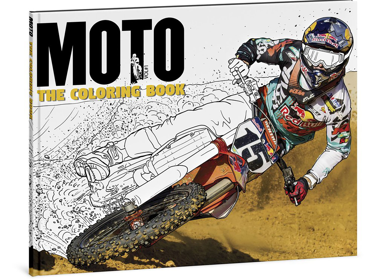 Moto colouring book for big kids