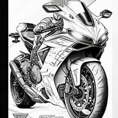 Stream motorcycle coloring book for adults racing bike dirt bike motocross colouring pages for a by user listen online for free on