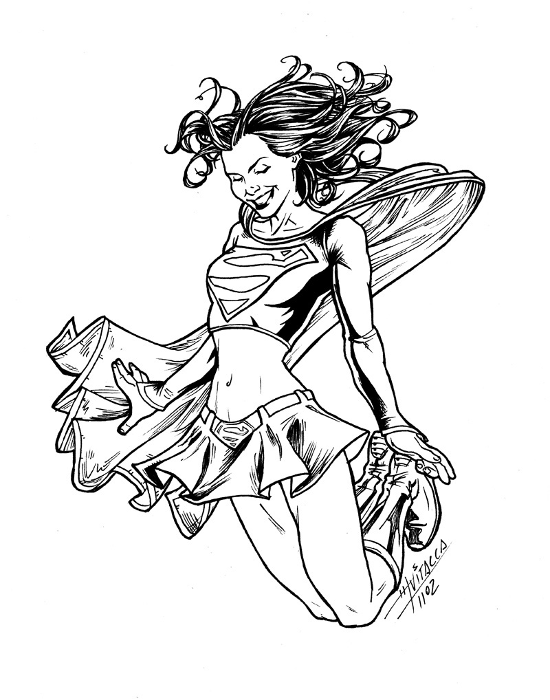 Supergirl sketch