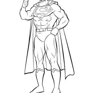 Superman coloring pages printable for free download