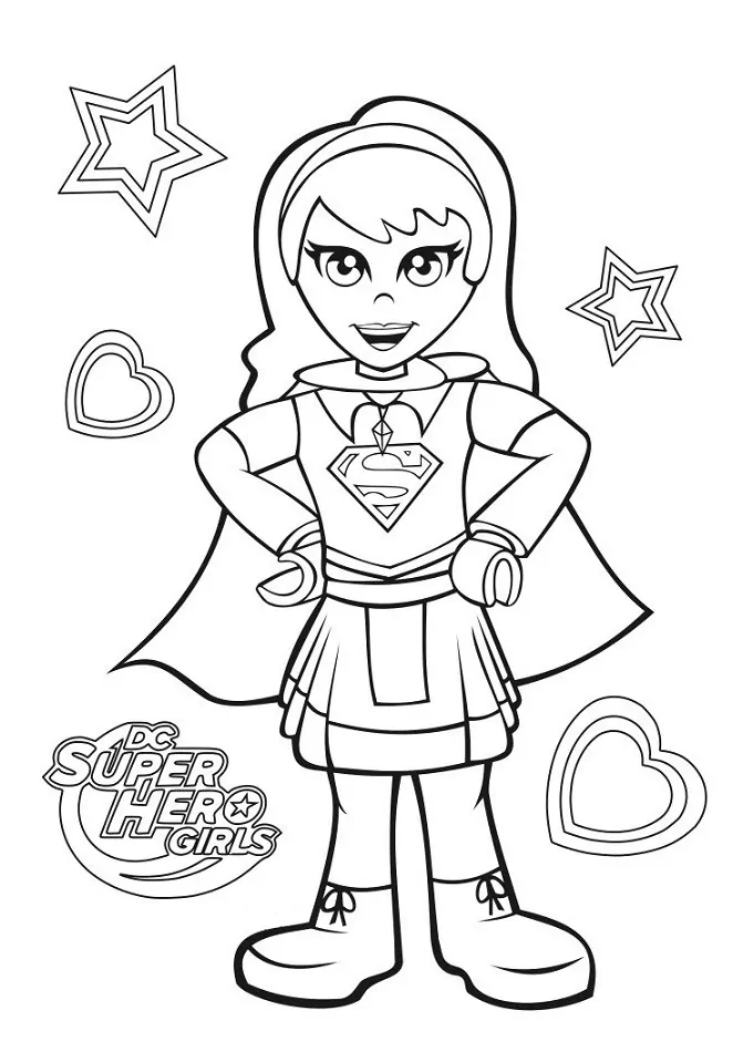 Supergirl malvorlagen