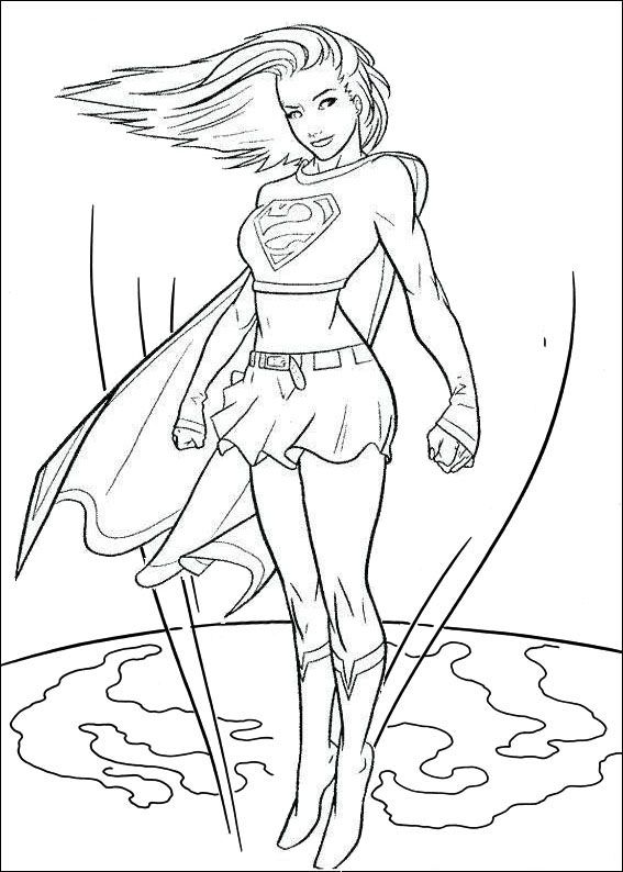 Teen chibi and adult supergirl coloring pages coloring pages for boys coloring pages earth coloring pages