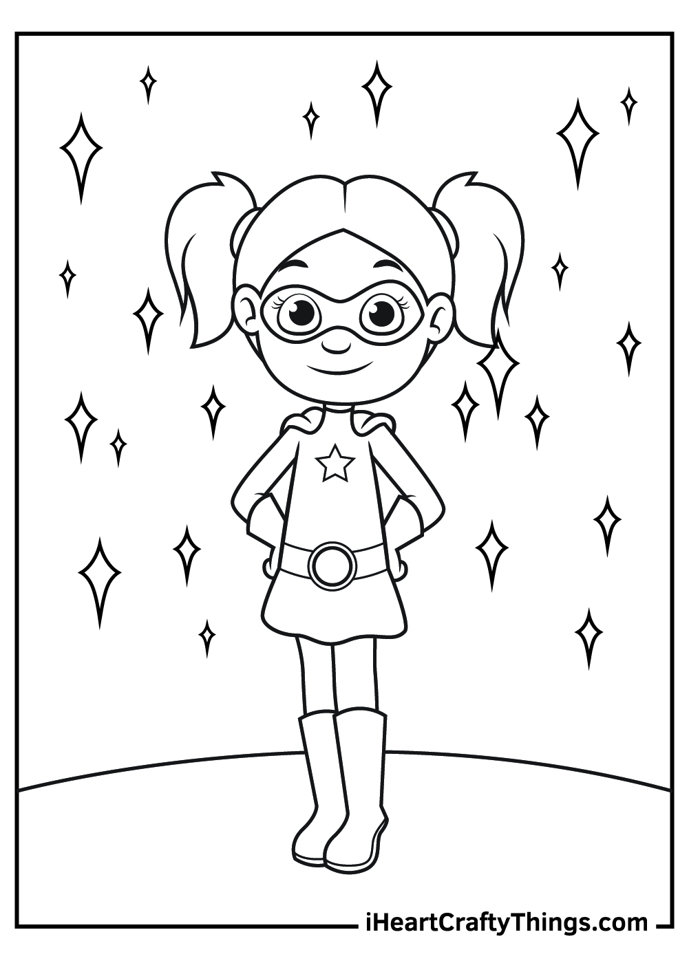 Superhero coloring pages free printables