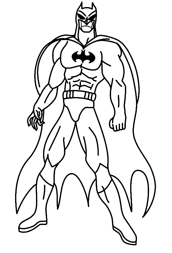 Batman coloring pages printable for free download