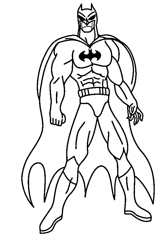 Batman coloring pages printable for free download