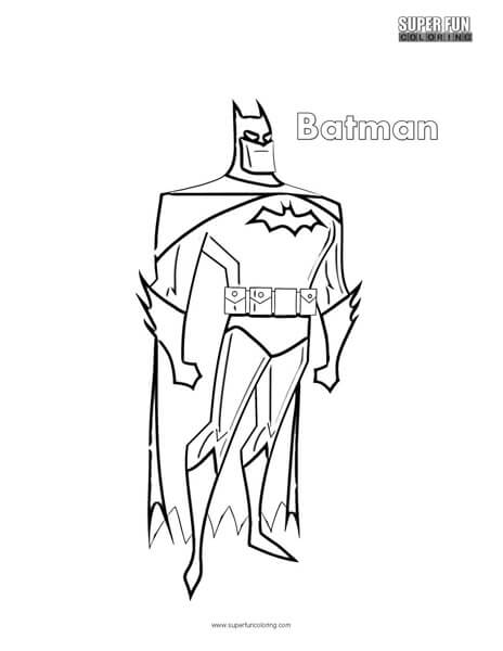 Batman coloring page