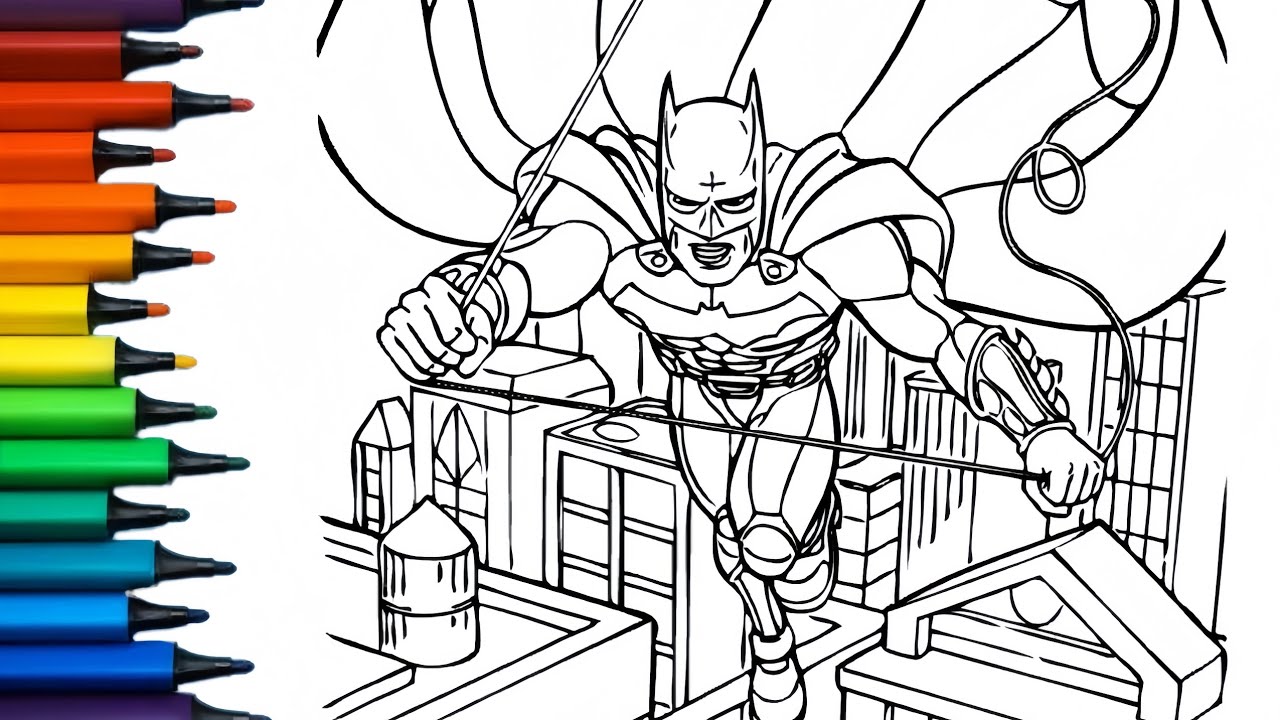 Batman coloring pages coloring batman coloring superhero