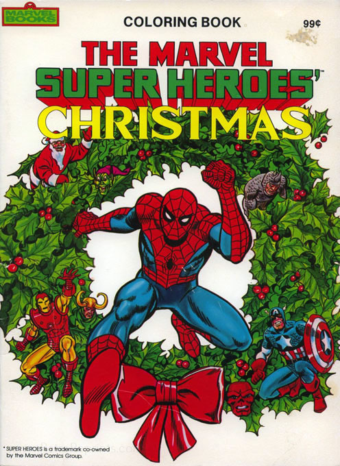 Marvel super heroes christmas marvel retro reprints