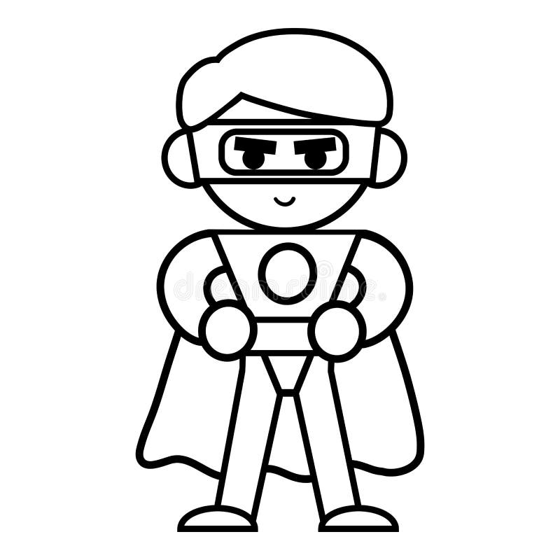 Superhero coloring page stock illustrations â superhero coloring page stock illustrations vectors clipart