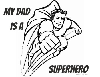 Super hero dads tpt