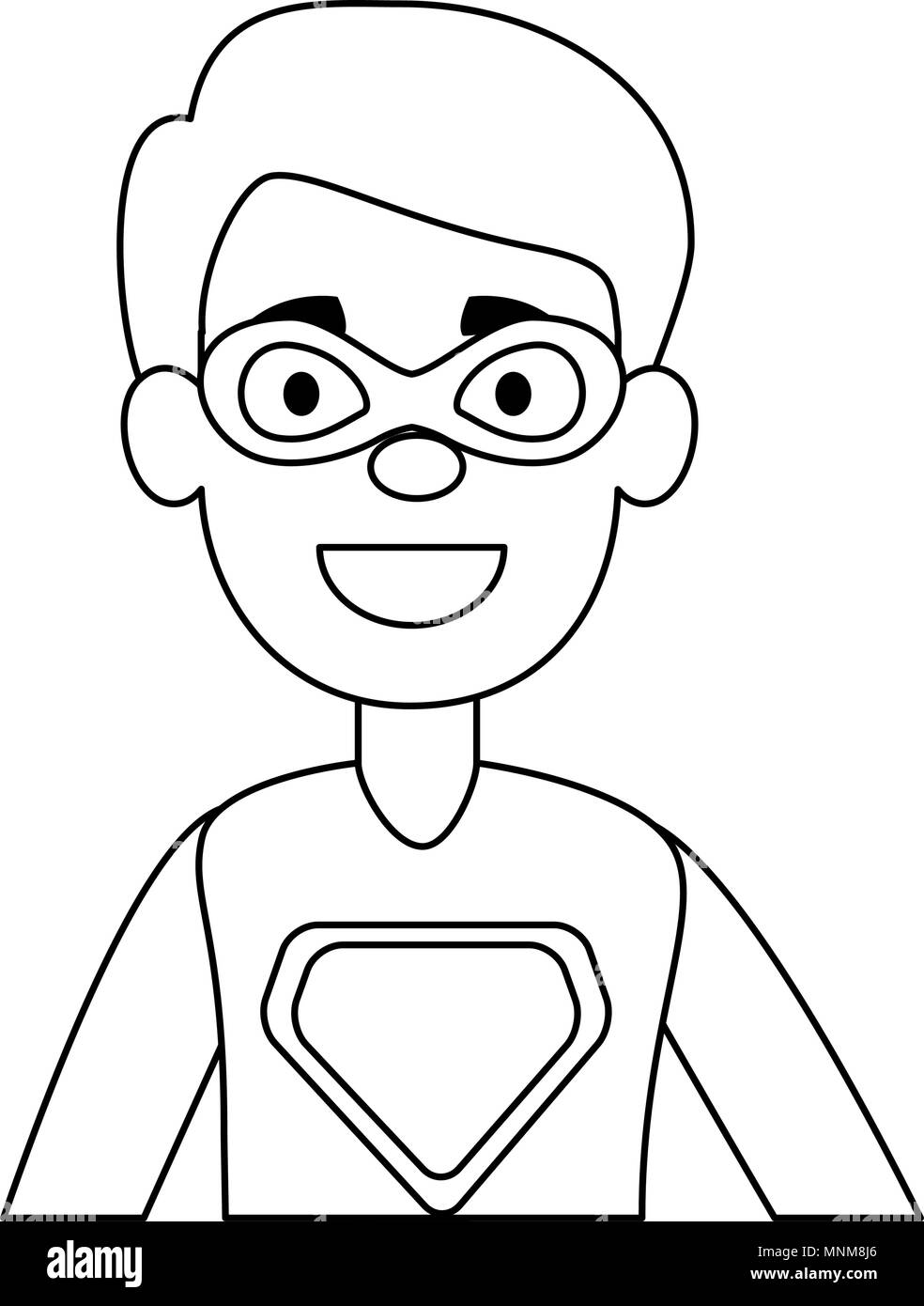 Superhero dad black and white stock photos images