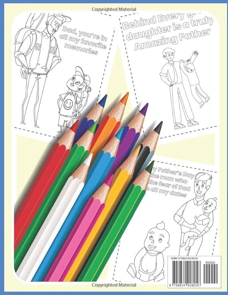 My father my superhero a coloring book featuring fathers day coloring pages a great gift idea for fathers day publications four tech books