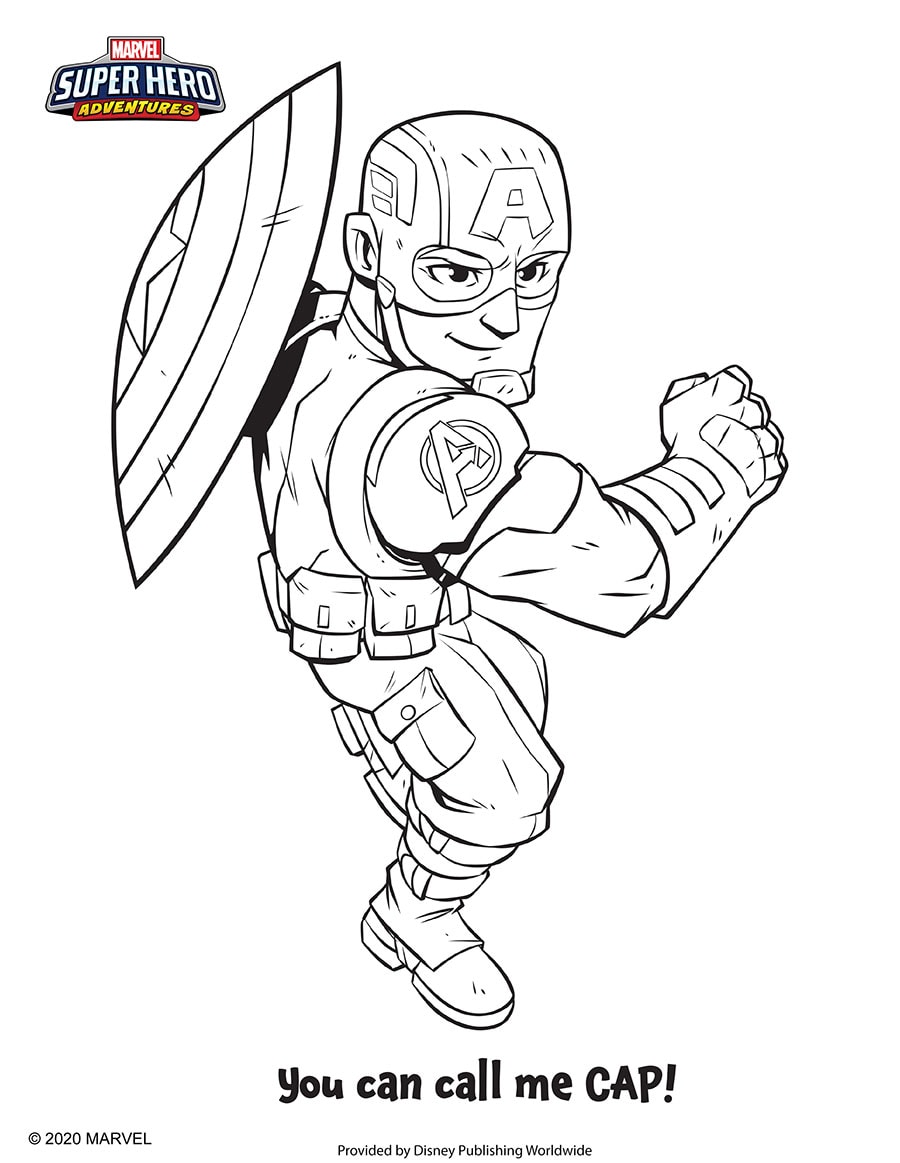 Coloring fun with marvel super hero adventures parks blog