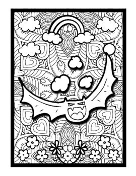 Halloween mindfulness mandala coloring pages printable coloring sheets pdf