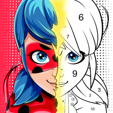 Miraculous color by numbers miraculous ladybug wiki