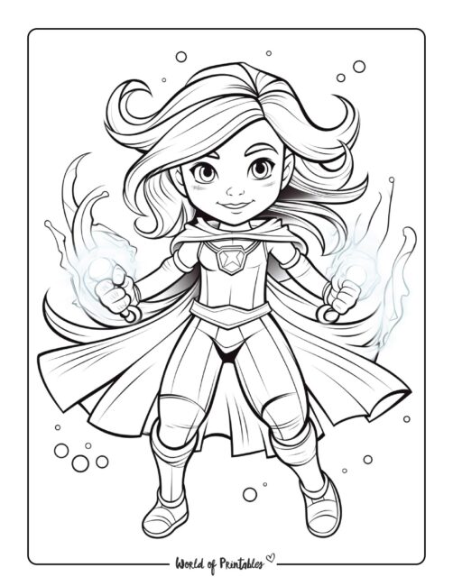 Hero coloring pages