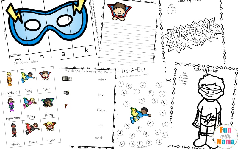 Superhero games coloring pages printables