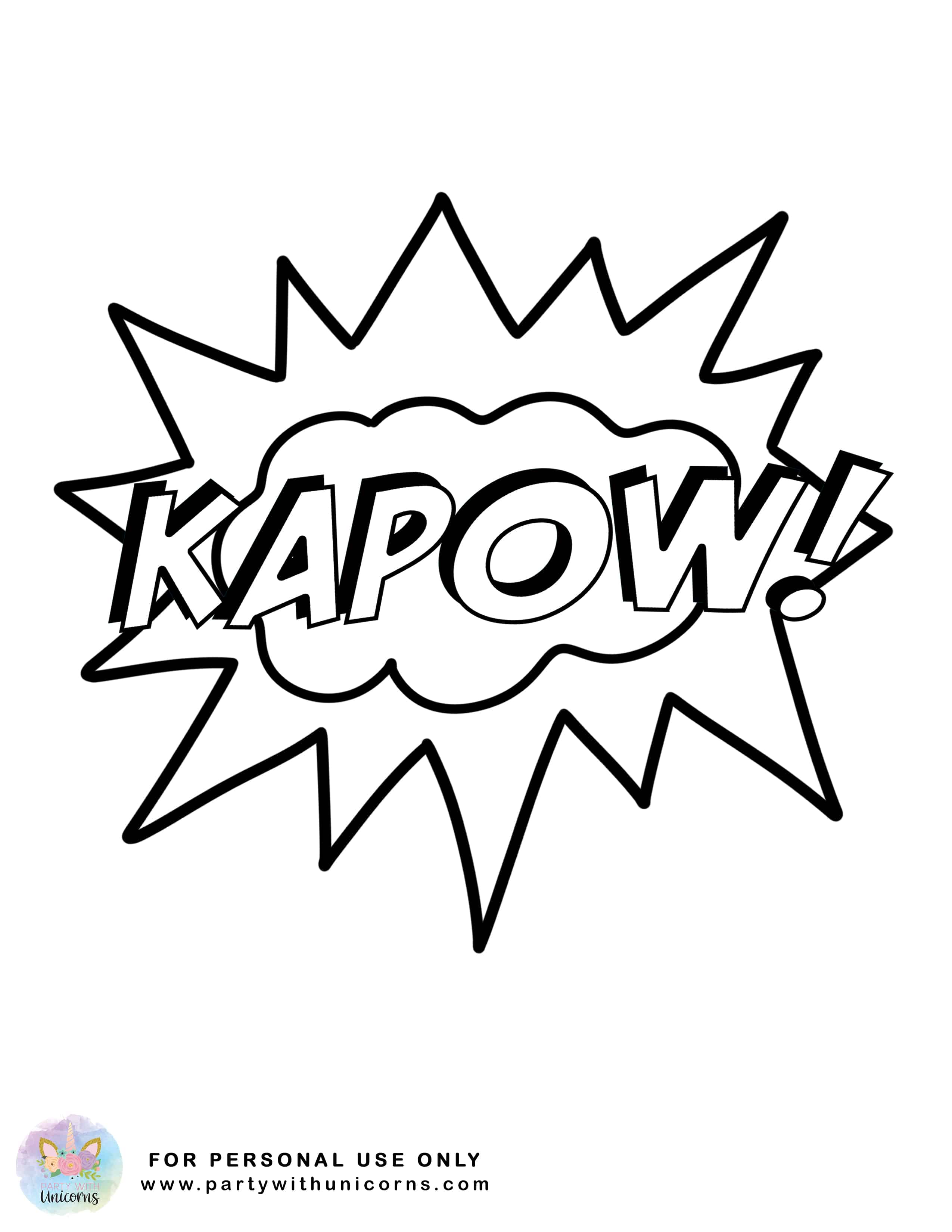 Superhero coloring pages