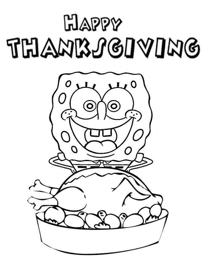 Happy thanksgiving coloring pages