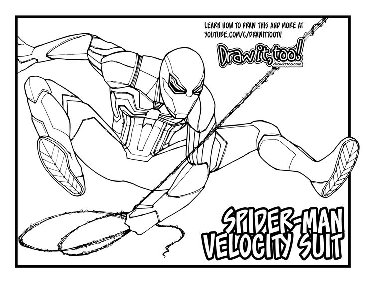Spider man coloring spiderman ps velocity suit spiderman ps coloring pages coloring page thanksgiving â spiderman coloring coloring pages spider coloring page