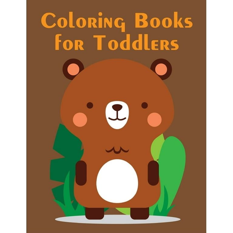 The super kids coloring books for toddlers coloring pages with adorable animal designs creative art activities series paperback