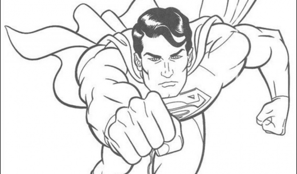 Get this superman coloring pages free printable
