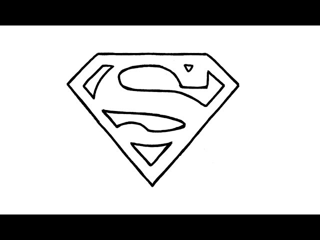 Hur man ritar superman logo