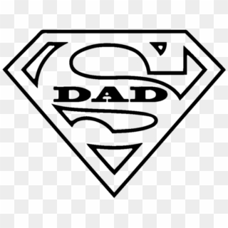 Superman logo colouring page png download