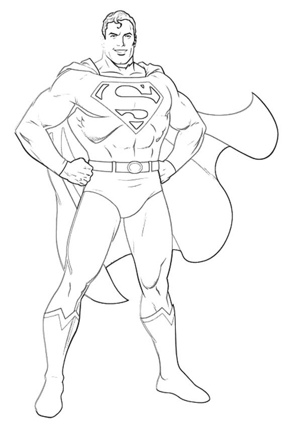 Simple superman coloring pages your toddler will love superman coloring pages superhero coloring pages avengers coloring pages