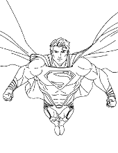 Superman coloring pages to print