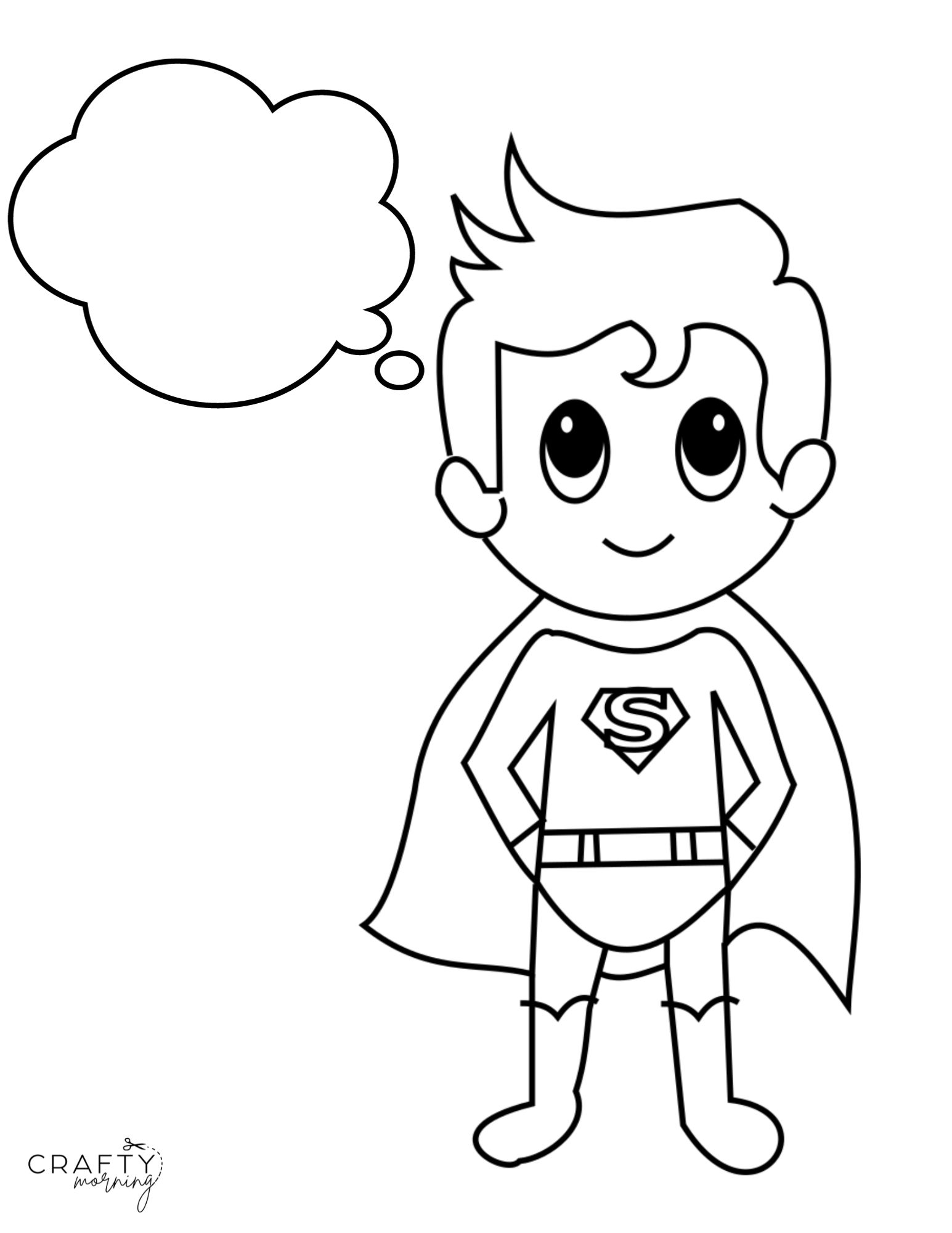 How to draw a superhero