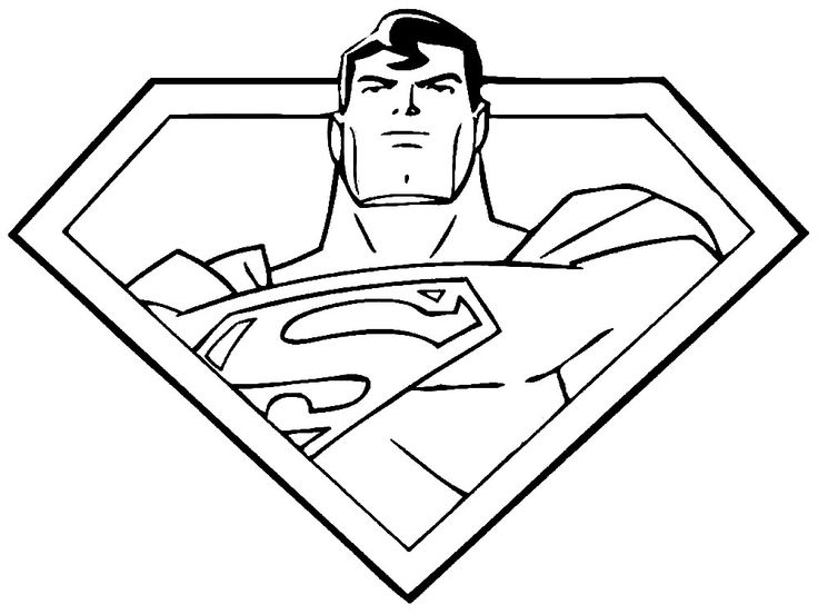 Printable coloring pages superman coloring pages superhero coloring pages free kids coloring pages