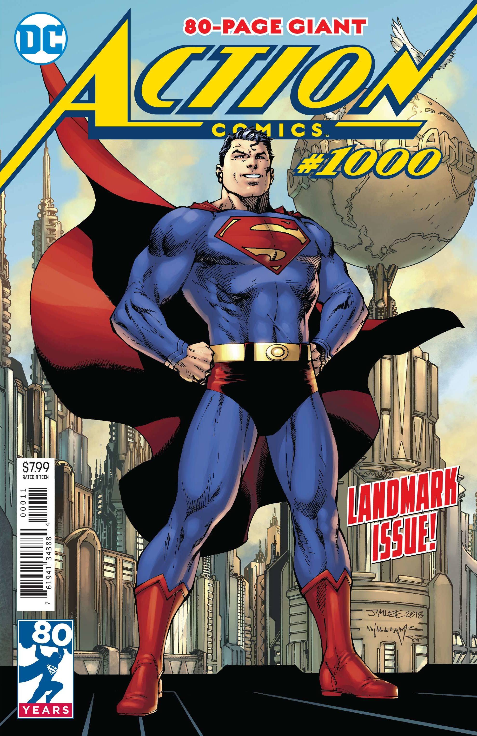 Superman reaches a publishing milestone in classic costume
