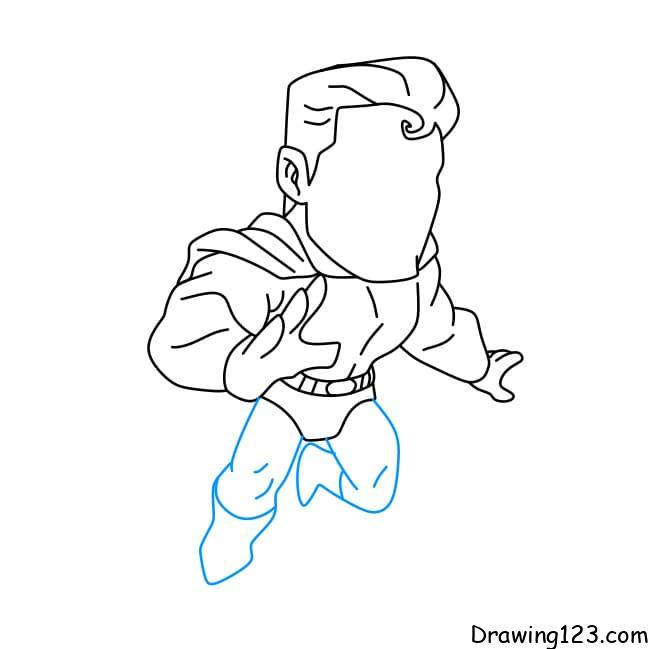 Superman drawing tutorial