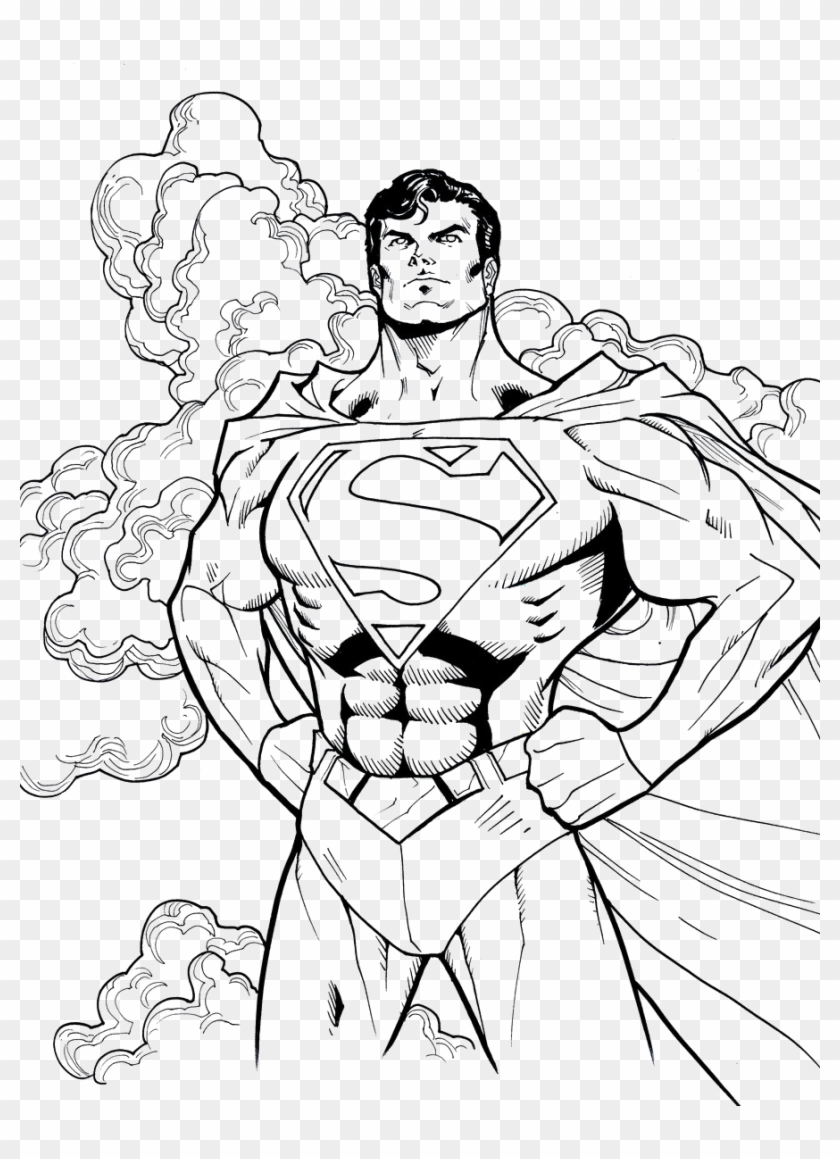 Superman printables coloring pages