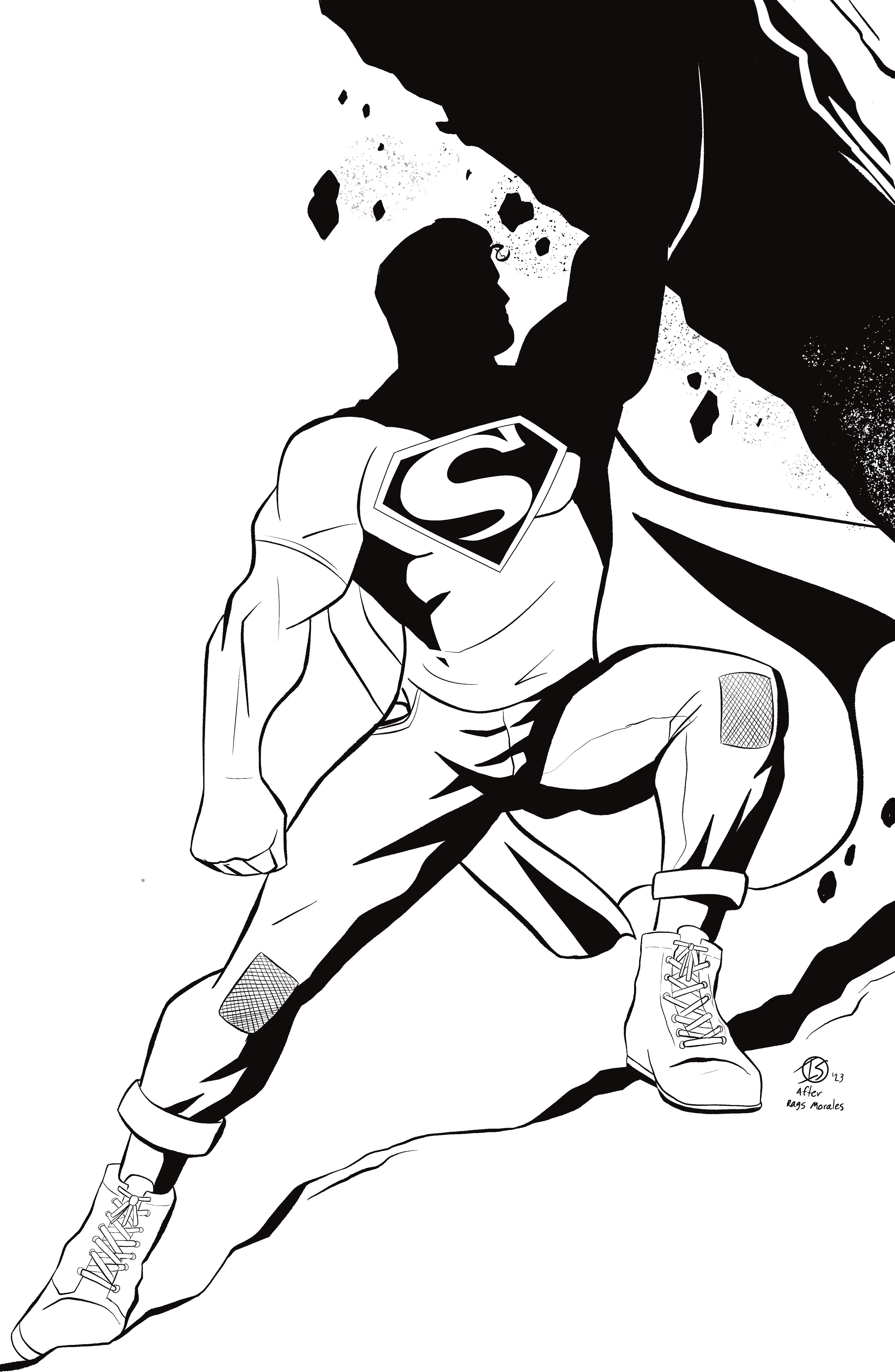 Ending the same way i started it drawing superman after rags morales rsuperman