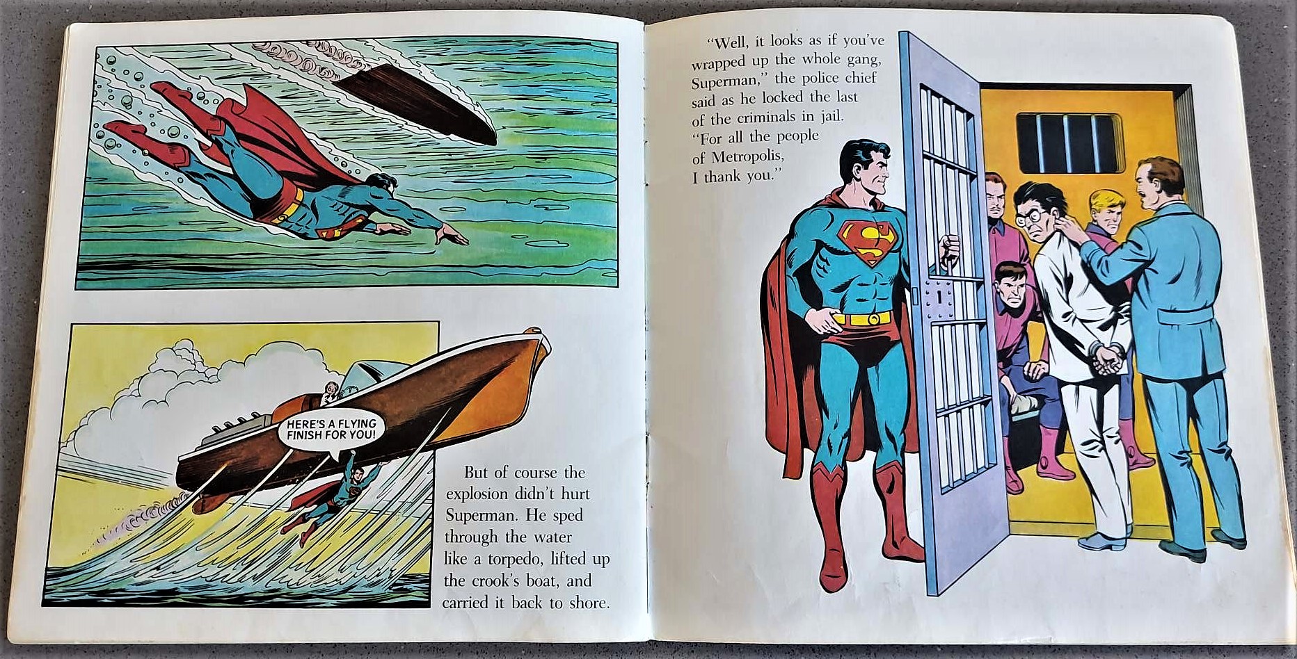 Dc in the s superman and batman in golden look