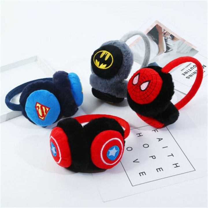 Petiyouza superman batman kids gift warm earmuffs ear warmers ear protection