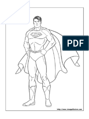 Disegni de superman pdf