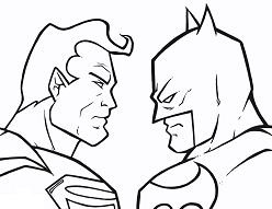 Superman coloring pages printable for free download