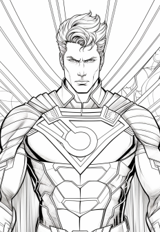 Superman coloring pages to print for kids