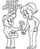 Supermom coloring page mothers day