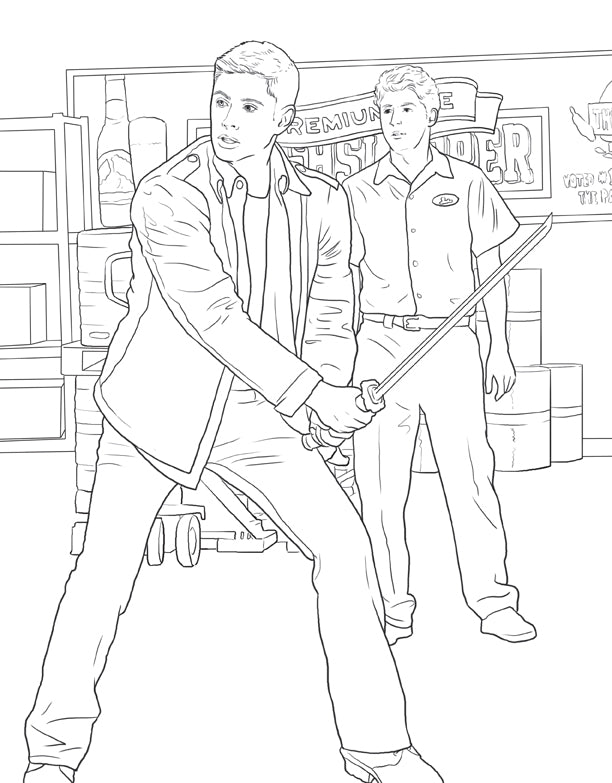 The official supernatural coloring book â insight editions