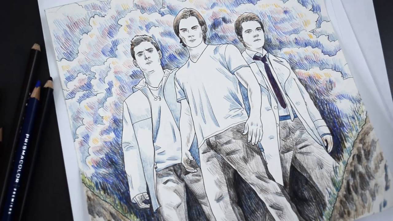 Supernatural the official coloring book
