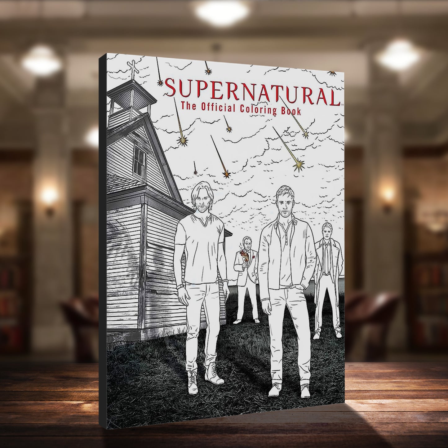 Supernatural the official coloring book â stands