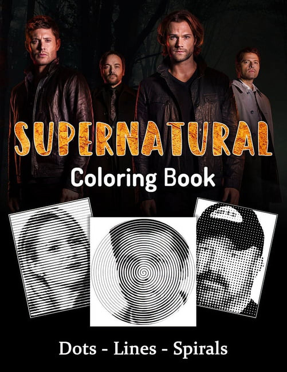 Supernatural coloring book spiroglyphics coloring book
