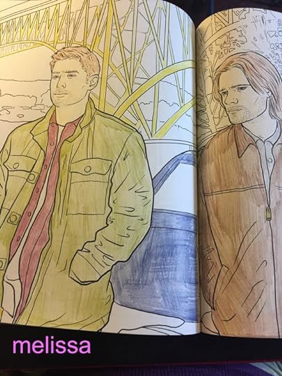 Melissa â dogwolf lover â martins review of supernatural the official coloring book