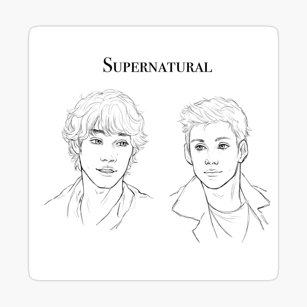 Supernatural dean winchester sam winchester ipad case skin by mikaellavender