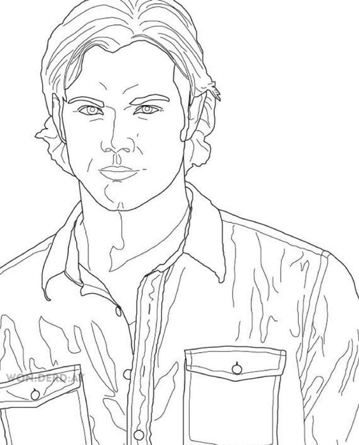 Coloring pages supernatural best collection print a